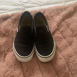 black slip on vans